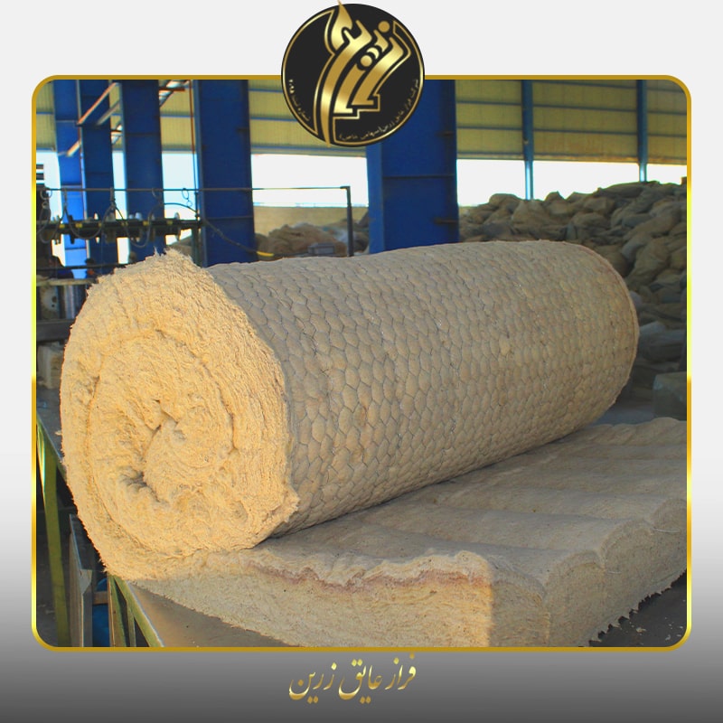 عایق پشم سنگ پتویی