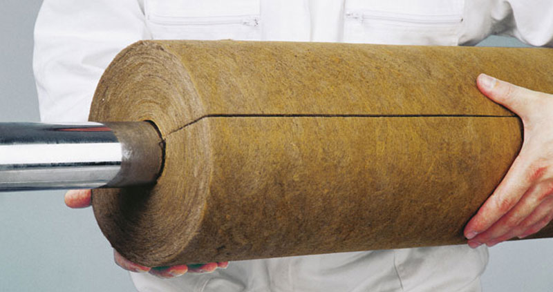 پشم سنگ لوله